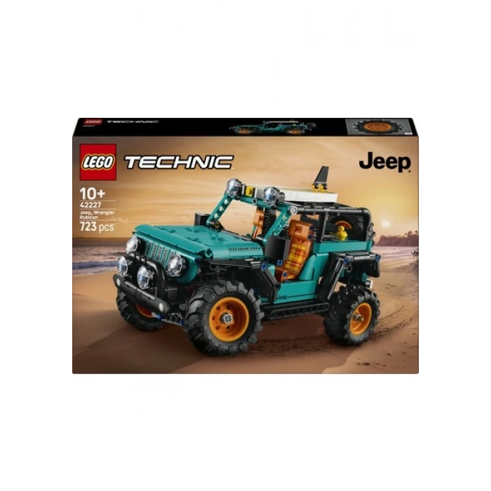 LEGO Technic™ Jeep® Wrangler Rubicon Suv 42227 - 10 Yaş ve Üzeri Çocuklar Için Ördek Içeren Oyuncak Yapım Seti (723 Parça)