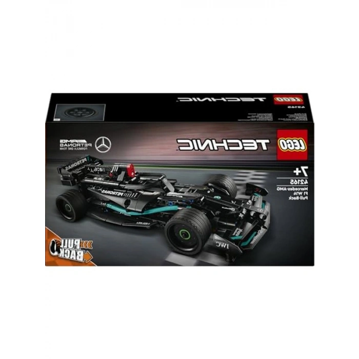 LEGO Technic Mercedes-AMG F1 W14 E Performance Pull-Back 42165-7 Yaş ve Üzeri Çocuklar için Koleksiyonluk Yaratıcı Yarış Arabası Model Yapım Seti, Doğum Günü Hediyesi Fikri (240 Parça)