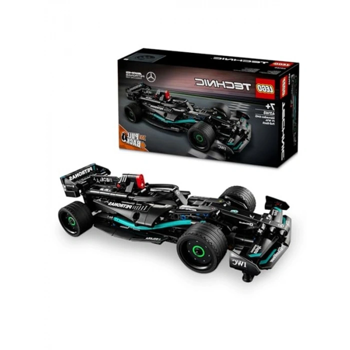 LEGO Technic Mercedes-AMG F1 W14 E Performance Pull-Back 42165-7 Yaş ve Üzeri Çocuklar için Koleksiyonluk Yaratıcı Yarış Arabası Model Yapım Seti, Doğum Günü Hediyesi Fikri (240 Parça)