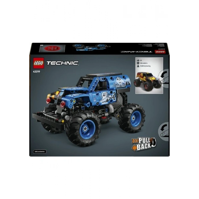 LEGO ® Technic Monster Jam™ Grave Digger™ Ateş ve Buz 42219 - 7 Yaş ve Üzeri Çocuklar için Çek-Bırak Kamyon Yapım Seti (263 Parça)