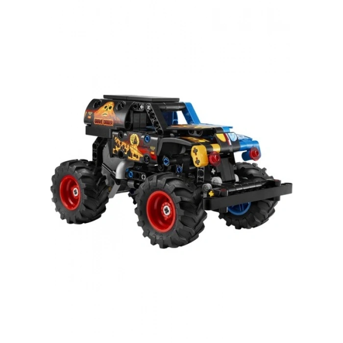LEGO ® Technic Monster Jam™ Grave Digger™ Ateş ve Buz 42219 - 7 Yaş ve Üzeri Çocuklar için Çek-Bırak Kamyon Yapım Seti (263 Parça)
