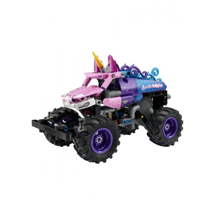 LEGO ® Technic Monster Jam™ Sparkle Smash™ Çek-Bırak 42220 - 7 Yaş ve Üzeri Çocuklar için Yaratıcı Oyuncak Yapım Seti (243 Parça)