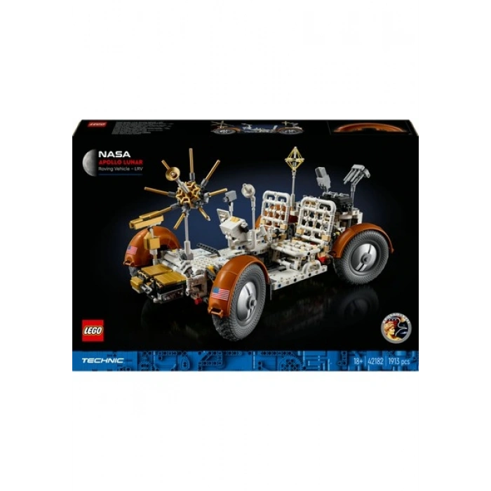 LEGO® Technic NASA Apollo Ay Taşıtı - LRV 42182 - Yetişkinler için Koleksiyonluk Yaratıcı Model Yapım Seti (1913 Parça)
