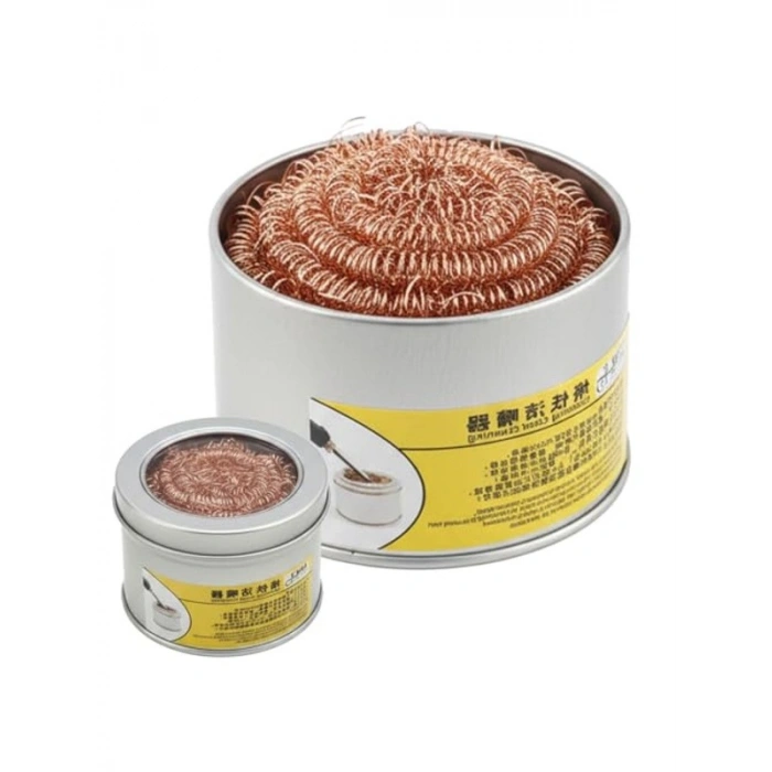 Lehim Temizleme Teli, Metal Kutuda, 65x45 mm