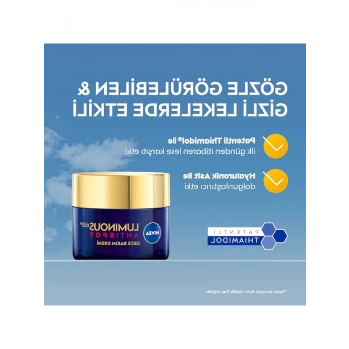 Leke Karşıtı Gece Yüz Bakım Kremi - 50ml