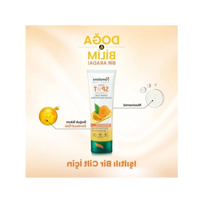 Leke Karşıtı Zerdeçal Özlü Yüz Peeling Scrub - 75 ml