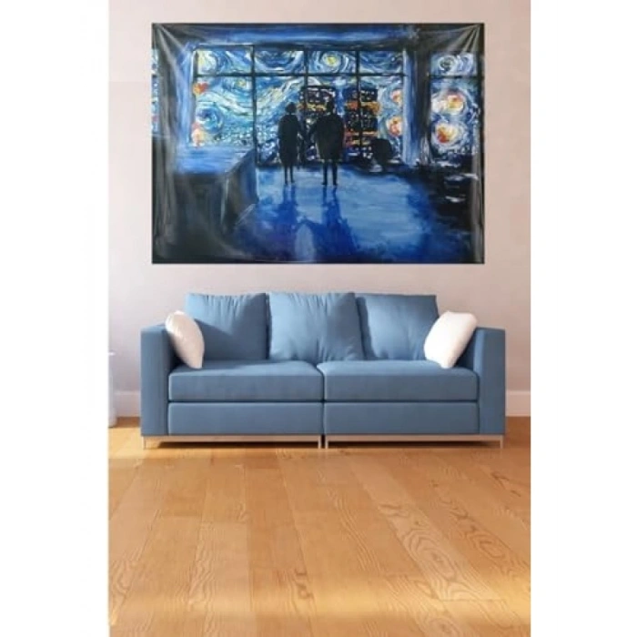 Leke Tutmaz Kadife Dokulu Duvar Örtüsü, 70 x 100 cm