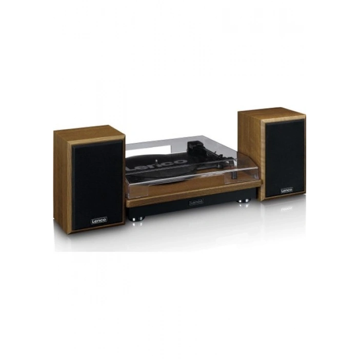 Lenco LS-100 WD Bluetoothlu Hoparlörlü Ahşap Pikap Plak Çalar