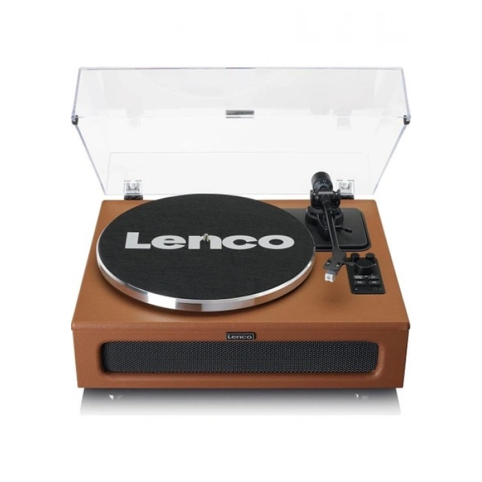 Lenco LS-430BN 4 Dahili Hoparlörlü Bluetoothlu Pikap Plak Çalar Kahverengi