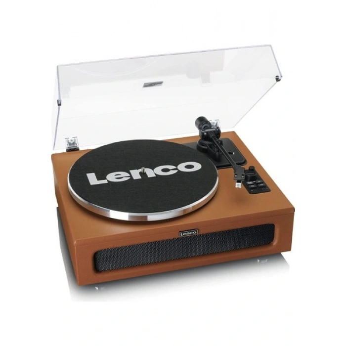 Lenco LS-430BN 4 Dahili Hoparlörlü Bluetoothlu Pikap Plak Çalar Kahverengi