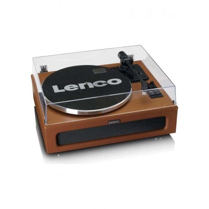 Lenco LS-430BN 4 Dahili Hoparlörlü Bluetoothlu Pikap Plak Çalar Kahverengi