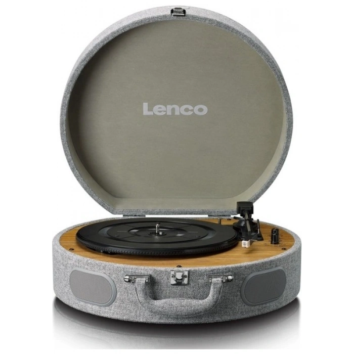 Lenco Ls-66-Gy Wooden Turntable With Built-Inspeakers And Bluetooth