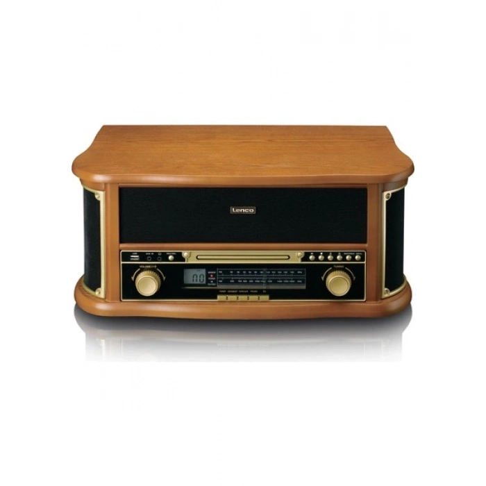 Lenco TCD-2551WD - Ahşap Retro Bluetooth Pikap