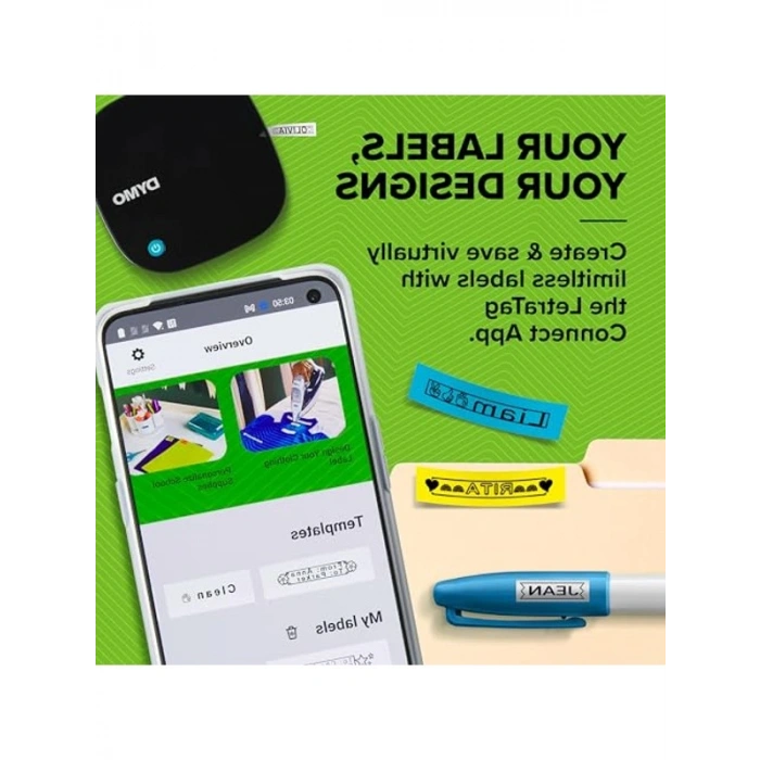 LetraTag LT-200B Bluetooth Siyah Etiketleme Makinası