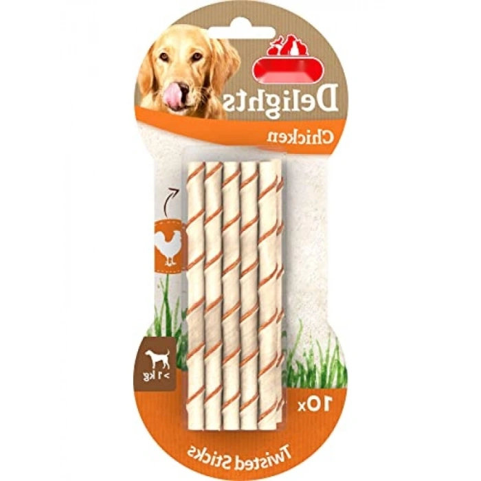 Lezzetli Döndürülmüş Çiğneme Çubukları, 55 Gram