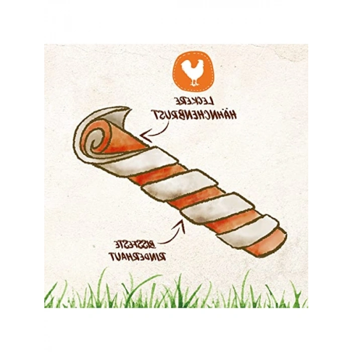 Lezzetli Döndürülmüş Çiğneme Çubukları, 55 Gram