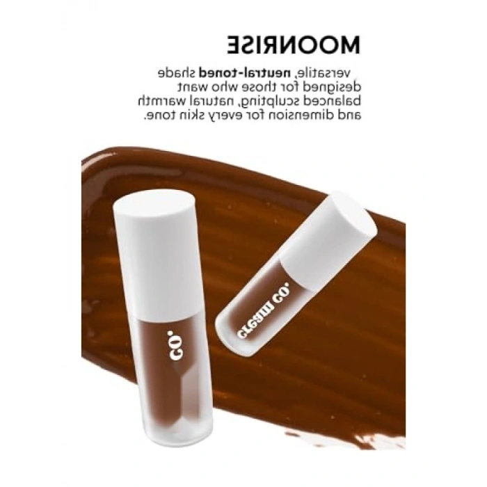 Likit Bronzer - Kontür Nötr Kahve, Işıltılı Yüz Şekillendirici