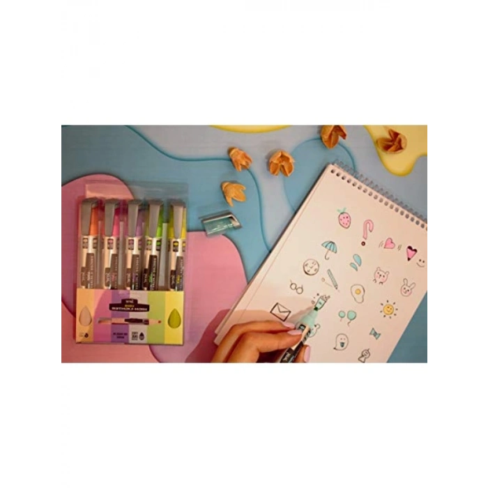 Likit Pastel Kalem Seti - 6 Renkli