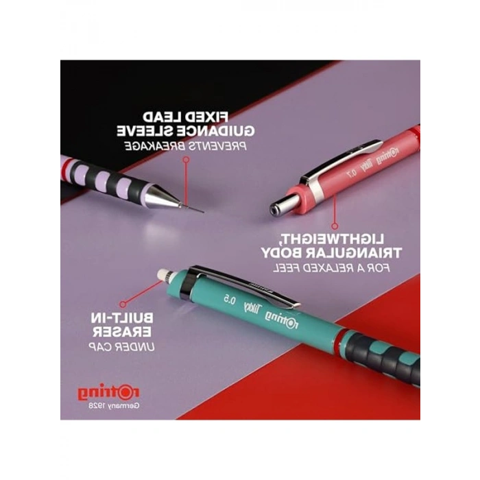 Lila Renkli 0.7 mm Versatil Kalem - Tikky Modeli