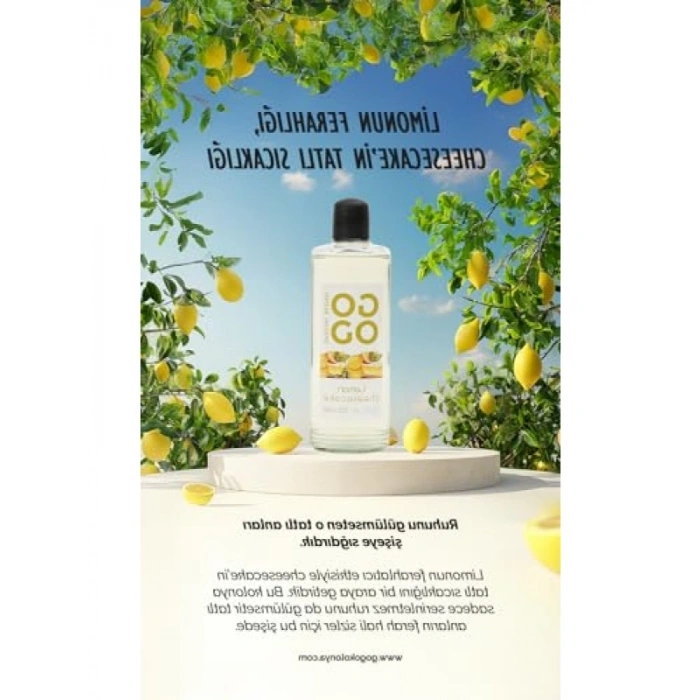 Limon Cheesecake Kolonya, 250 ml Cam Şişe