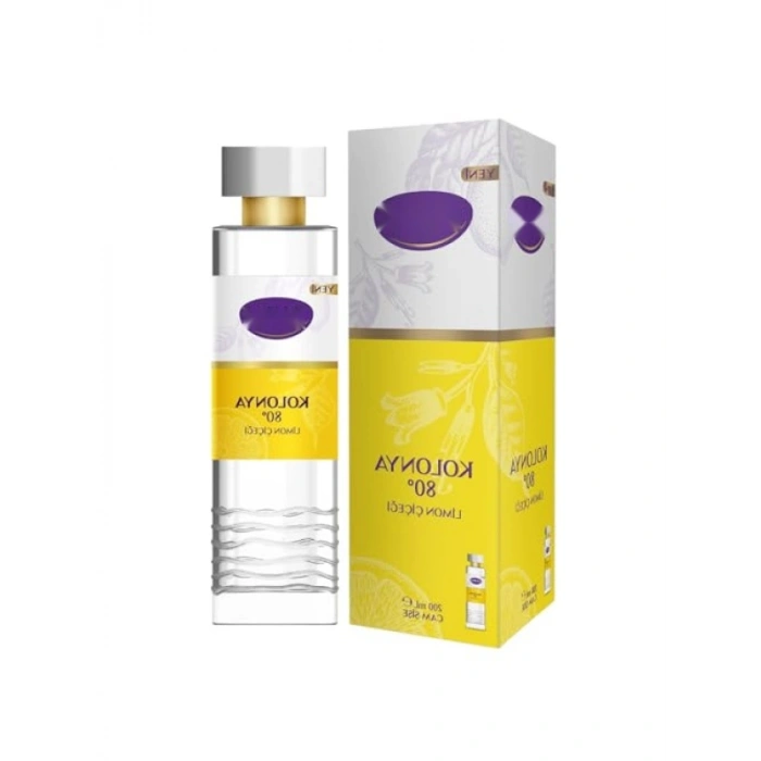 Limon Çiçeği Aromalı Kolonya - Cam Şişe 200 ml