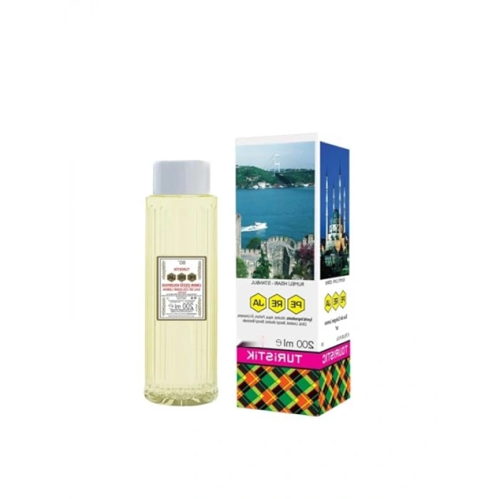 Limon Kokulu Ferahlatıcı Kolonya 200 ml Cam Şişede