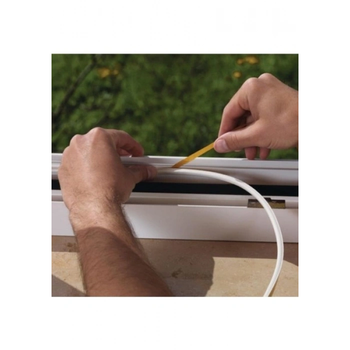 Linex Kalın Kapı Pencere Izolasyon Bandı Fitili 50X2=100 Metre (Beyaz)