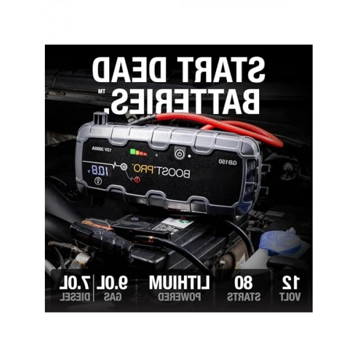 Lityum Akü Takviye ve Powerbank - 3000 Amper