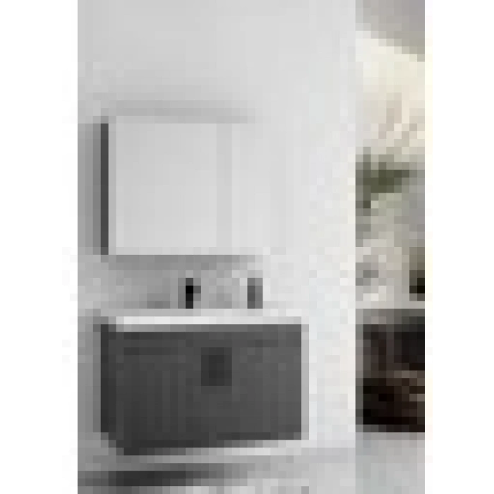 Lizbon 80 cm Lake Antrasit Banyo Dolabı