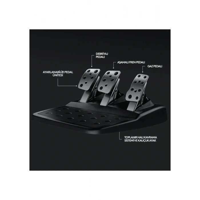 Logitech G G29 PS5, PS4 ve PC ile Uyumlu Driving Force Yarış Direksiyonu - Siyah