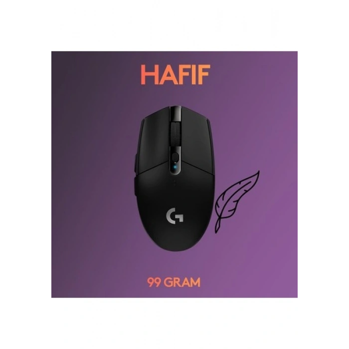 Logitech G G305 LIGHTSPEED 12.000 DPI Kablosuz Oyuncu Mouse - Siyah
