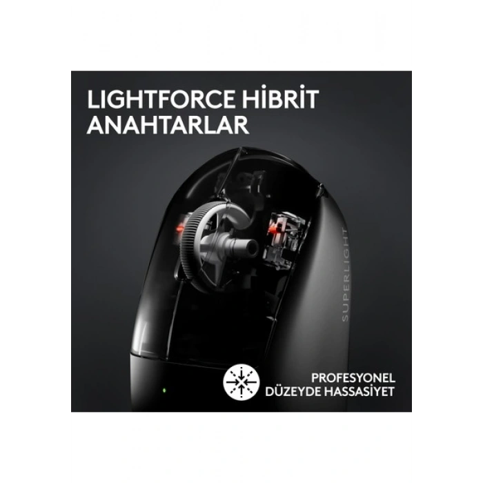 Logitech G PRO X SUPERLIGHT 2 Hafif HERO 2 Sensör 32.000 DPI LIGHTSPEED Kablosuz Oyuncu Mouse - Beyaz