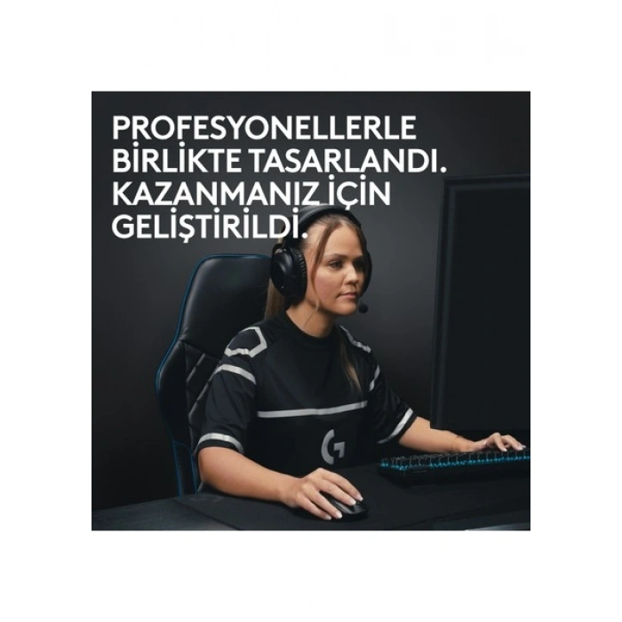 Logitech G PRO X SUPERLIGHT 2 Hafif HERO 2 Sensör 32.000 DPI LIGHTSPEED Kablosuz Oyuncu Mouse - Pembe