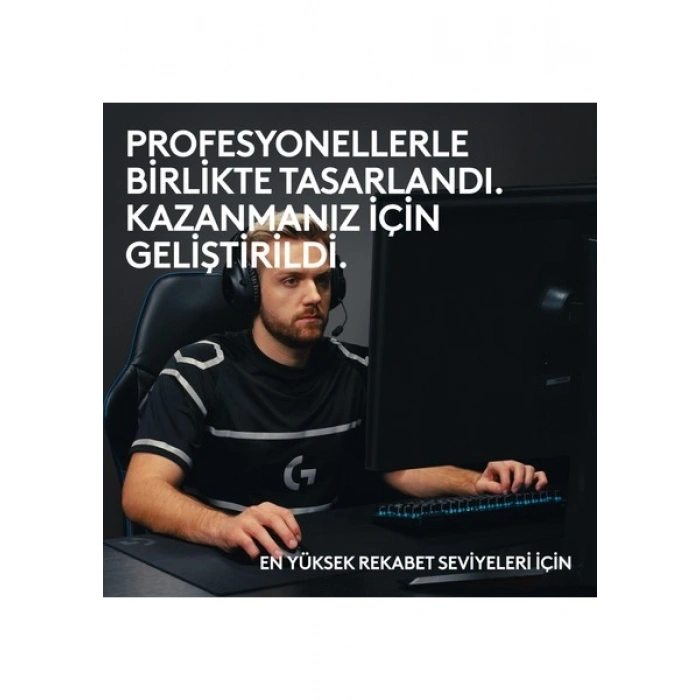 Logitech G PRO X TKL LIGHTSPEED Kablosuz LIGHTSYNC RGB PBT tuş başlıkları ile İngilizce Oyun Klavyesi - Pembe