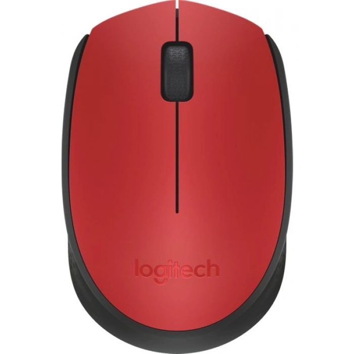 Logitech M171 USB Kırmızı Kablosuz Mouse