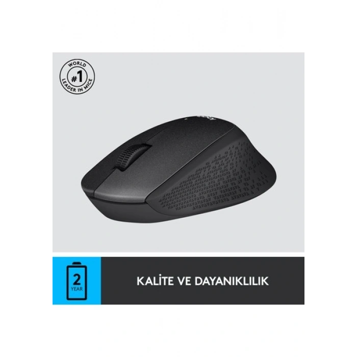 LOGITECH M330 SILENT KABLOSUZ SİYAH 910-004909