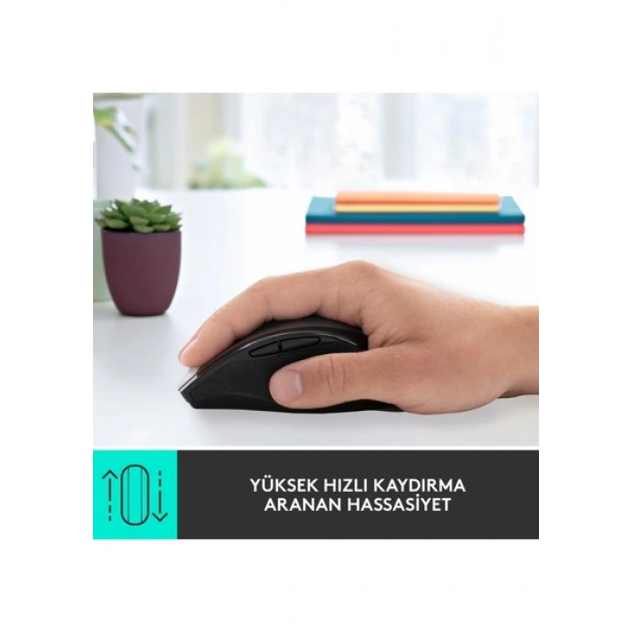 Logitech M705 Marathon 1000 DPI Kablosuz Mouse - Siyah
