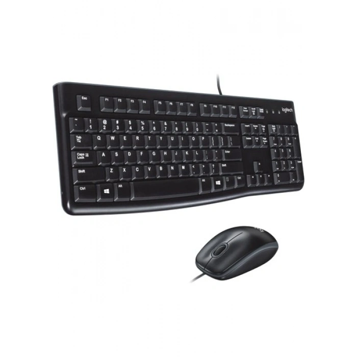 Logitech MK120 Usb Q Siyah Kablolu Klavye + Mouse Set