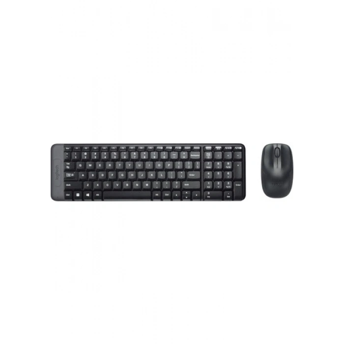 Logitech MK220 Q Tr Siyah Kablosuz Klavye Mouse Set