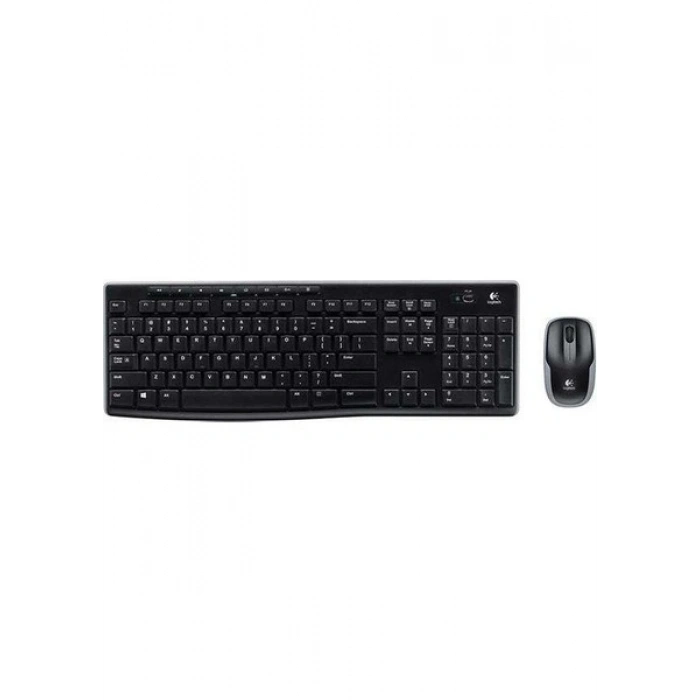 Logitech MK270 Kablosuz Klavye Set Mm Q Tr Siyah