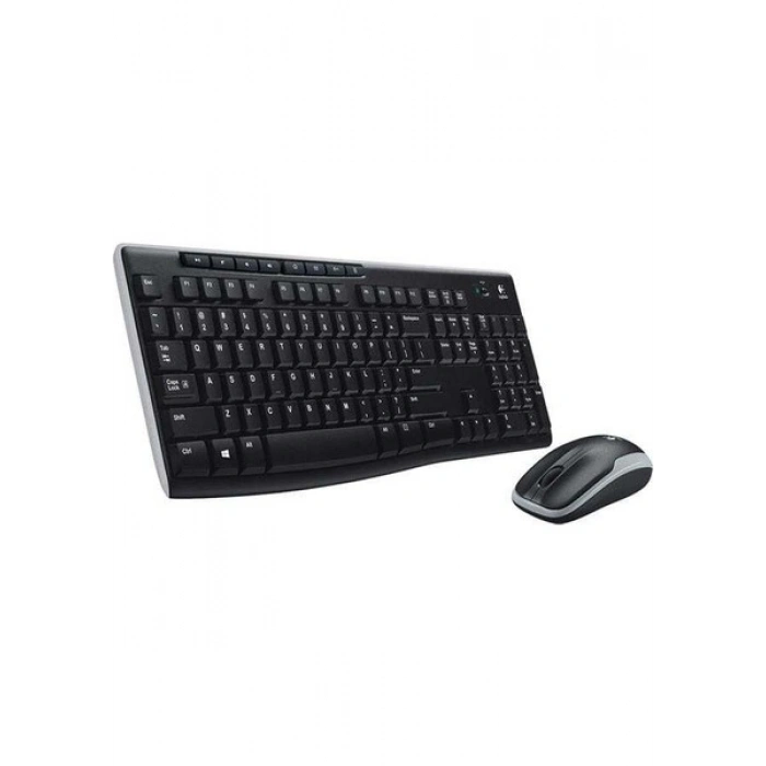 Logitech MK270 Kablosuz Klavye Set Mm Q Tr Siyah