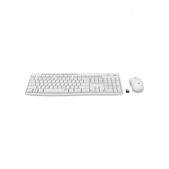 Logitech MK295 Q Tr Beyaz Kablosuz Klavye Mouse Set