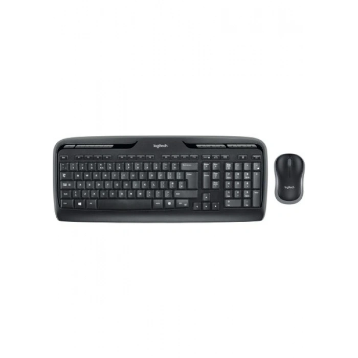 Logitech MK330 Kablosuz Türkçe Klavye Mouse Seti - Siyah