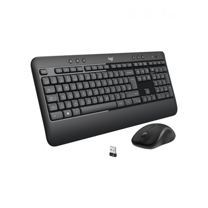 Logitech MK540 ADVANCED Kablosuz Türkçe Klavye Mouse Seti - Siyah