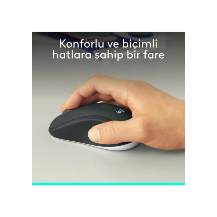 Logitech MK540 ADVANCED Kablosuz Türkçe Klavye Mouse Seti - Siyah