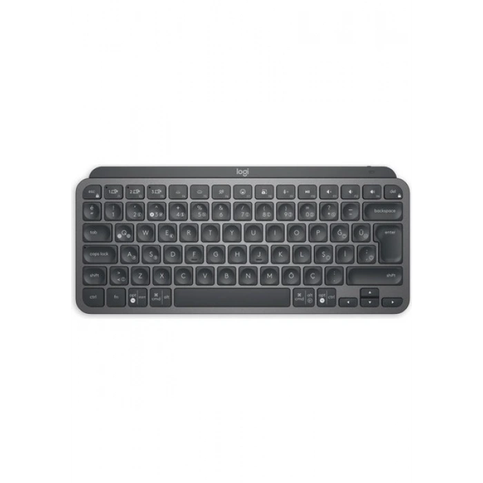 Logitech MX Keys Mini Minimalist Kablosuz Bluetooth Aydınlatmalı Türkçe Q Klavye - Siyah