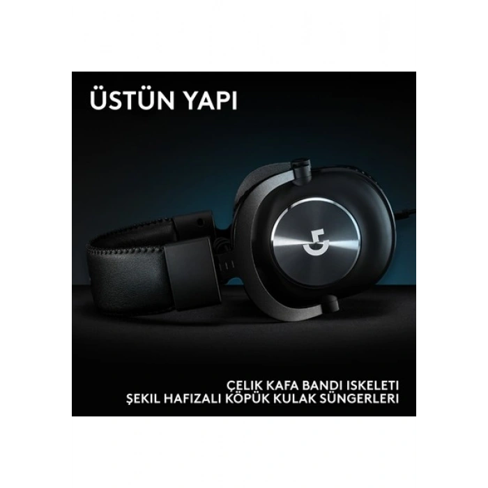 Logitech Pro x Se Kablolu Dts Headphone:x 7.1 Çıkarılabilir Mikrofonlu Oyun Kulaklığı, Siyah