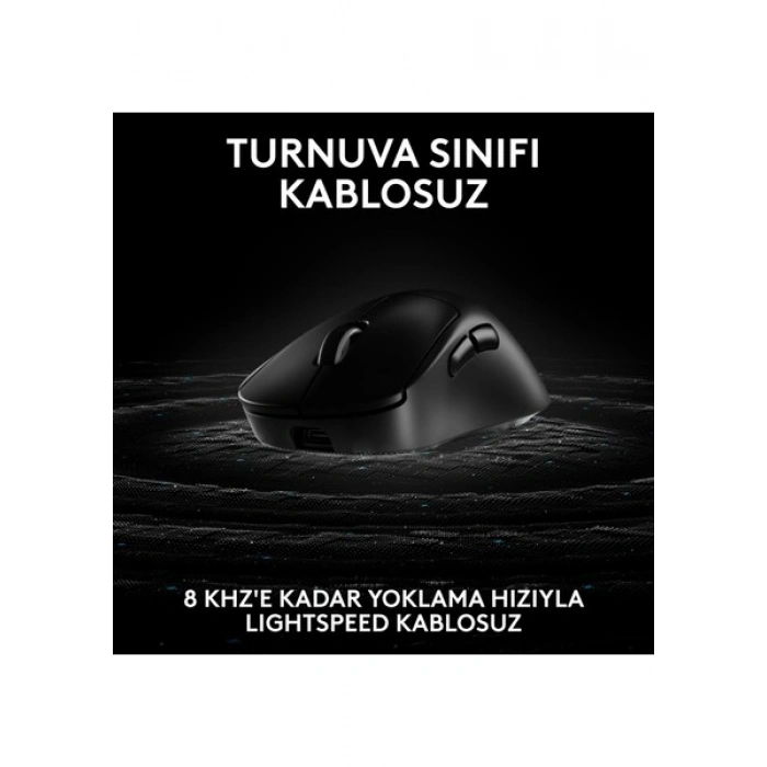 Logitech Pro x Superlıght 2 Dex Lıghtspeed Hero 2 32K Dpı Sensör Pc/mac Için Kablosuz Oyun Mouseu, Siyah