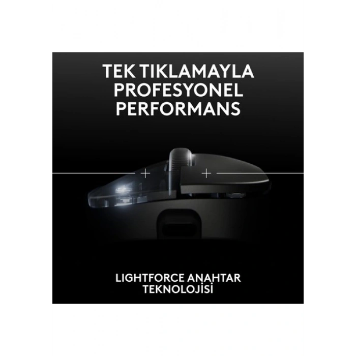 Logitech Pro x Superlıght 2 Dex Lıghtspeed Hero 2 32K Dpı Sensör Pc/mac Için Kablosuz Oyun Mouseu, Siyah