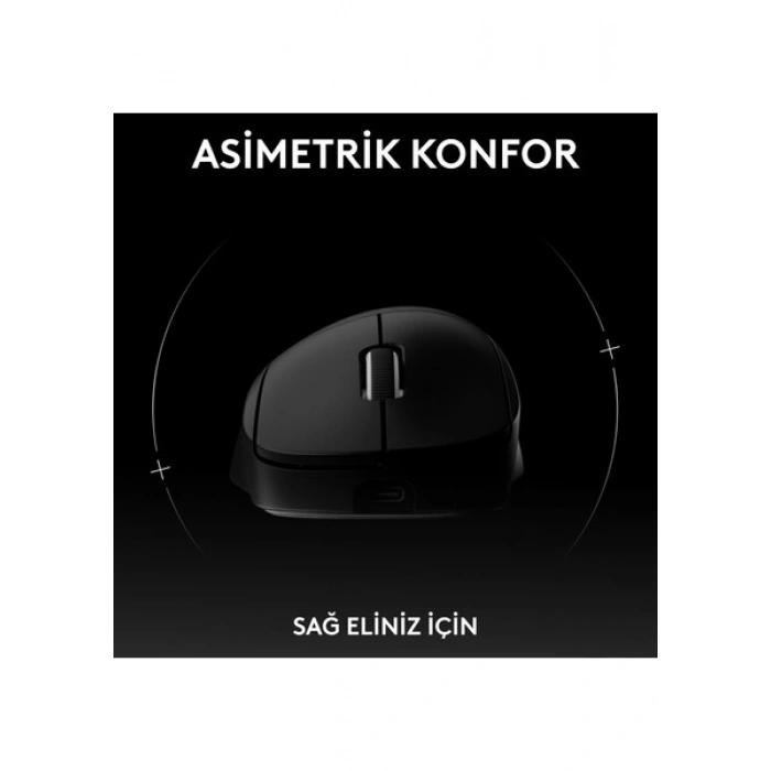 Logitech Pro x Superlıght 2 Dex Lıghtspeed Hero 2 32K Dpı Sensör Pc/mac Için Kablosuz Oyun Mouseu, Siyah